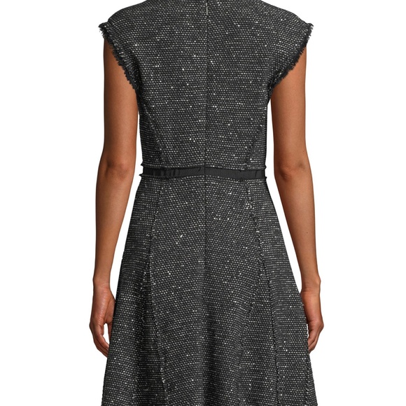 Rebecca Taylor Black Sparkle Tweed dress NEW~with Tag - Picture 5 of 8